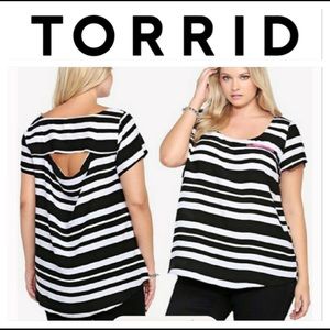 Torrid striped top NWOT